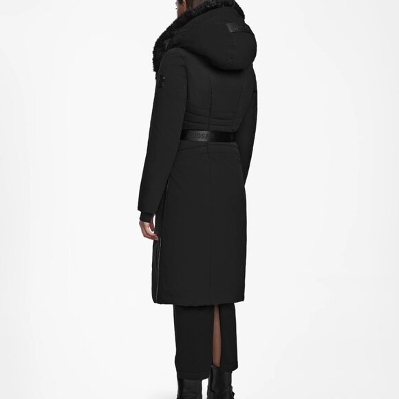 Rudsak MUSA WOMEN'S FITTED DOWN PARKA WITH REMOVABLE FAUX FUR - Picture 10 of 14